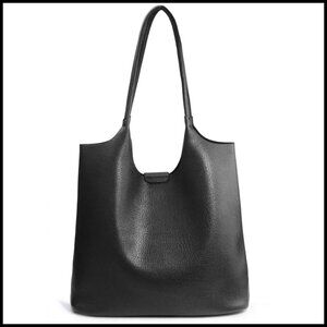 Vegan Leather Hobo Tote Bag Elegant Chic Spacious Everyday Travel Purse